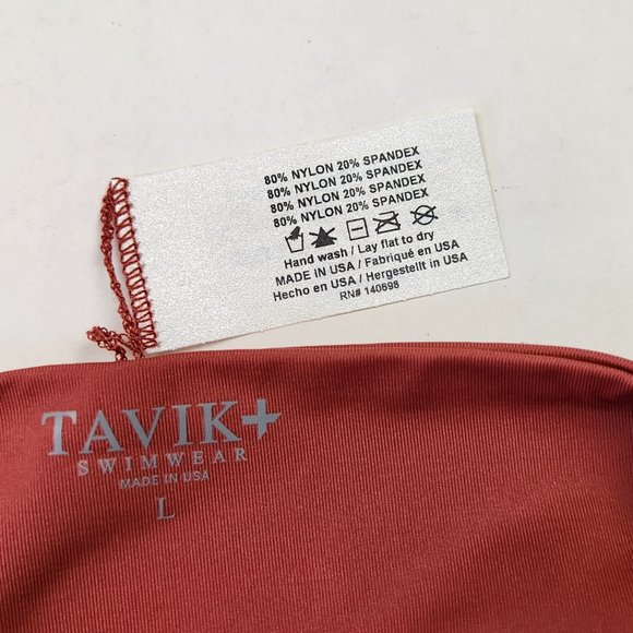 NWT Tavik Ali Minimal Coverage Bikini Bottoms in Rust sz L - Picture 7 of 9